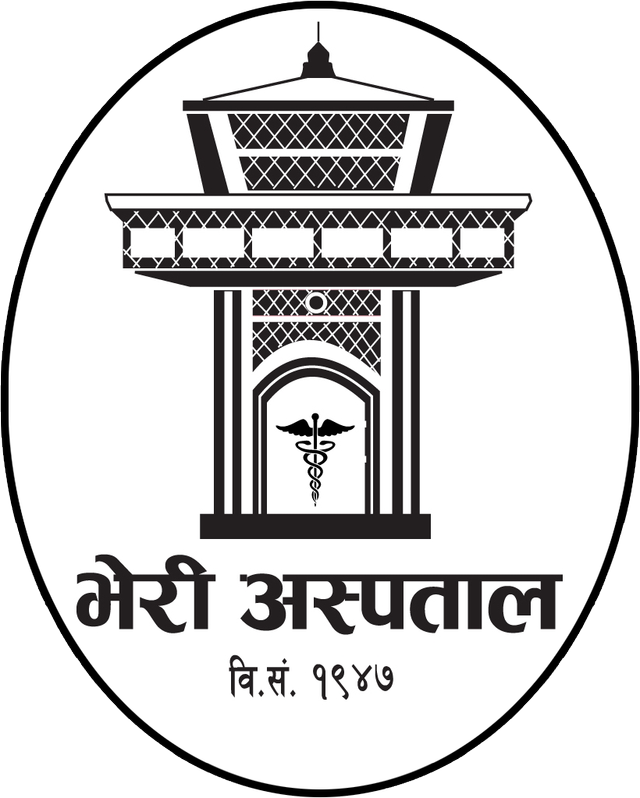 Ministry of Health and Population Bheri Hospital logo