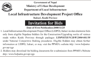 Local Infrastructure Development Project Office (LIDPO), Itahari 