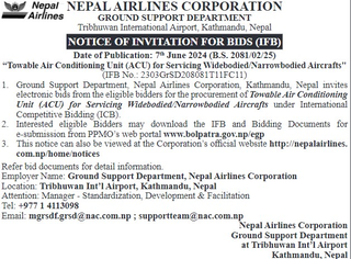 NAC- Towable Air Conditioning Unit (ACU) for Servicing Widebodied/Narrowbodied Aircrafts